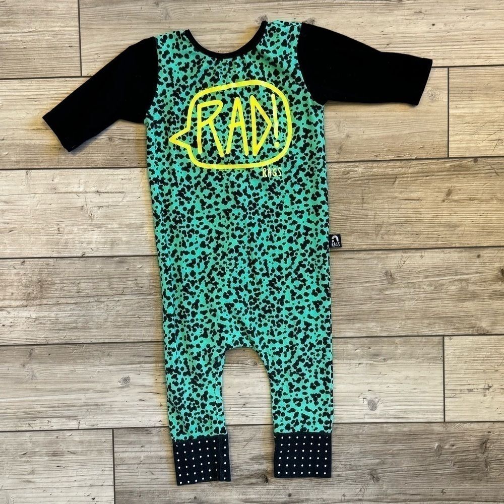 Rags | Rad 3/4 Sleeve Cheetah Print Romper | Size: 18-24 Months